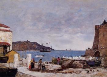 尤金 佈丹 The Bay of Villefranche, the Port